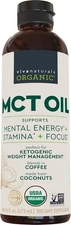 Viva Naturals Organic MCT Oil 16 Fl Oz - Best MCT Oil Organic for Coffee, MCT Co