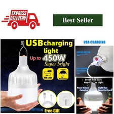 USB Rechargeable LED Camping Lantern, Portable Outdoor Emergency Light with