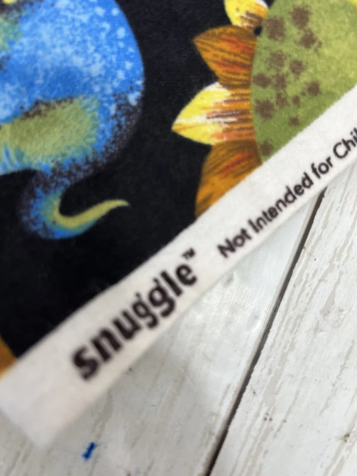 Bright Color Dinosaur Print Flannel Fabric 1 Yard 4" Wide JoAnn Snuggle - Image 4 of 4