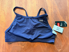 TYR Women's Durafast One Solid Diamondfit Workout Bikini 10/12 top  bottom