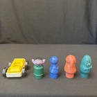 Vtg Fisher Price Little People SESAME STREET PLAY FAMILY Figures Count & more
