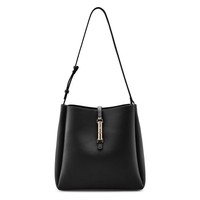 Seidenfelt Loviisa Schultertasche 26Cm #SDF-1100-317 (Black)