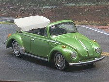 1975 75 Volkswagen Vw Super Beetle Convertible Green 164 Scale Limited Edition