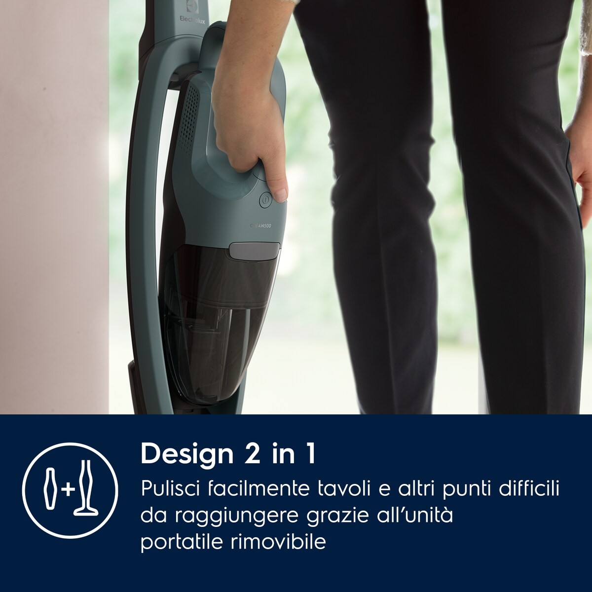 Electrolux Aspirapolvere Senza Filo 500 ES52CB18OG | Verde Oceano | Come nuovo foto 6