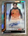 2025 Topps Chrome F1 Formula 1 Oscar Piastri Refractor Auto Autograph Card