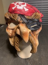 PIRATE-LATEX Mask-2003 DISGUISE-ADULT HALLOWEEN MASK-IN GREAT CONDITION