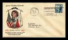US COVER GENERAL THADDEUS KOSCIUSZKO FDC SCOTT 734 LINPRINT CACHET