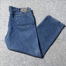 Wrangler Authentic Regular Fit Blue Jeans Mens 44x30 Straight Fit Stretch EUC