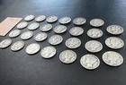 1941-S Mercury Dime Lot of 27 Circulated Good-Very Good Condition San Francisco