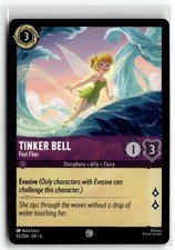 Tinker Bell - Fast Flier 43/204 Common Azurite Sea Lorcana Near Mint