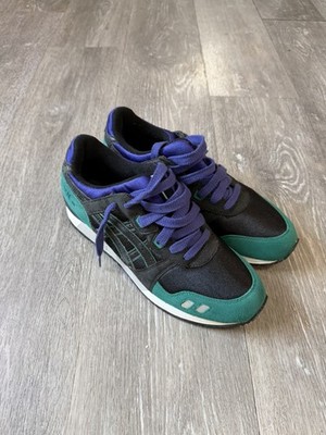 ASICS GEL-LYTE III 3 Emerald Green Black Purple Grape Grey H2B4N-9033 sz 9.5