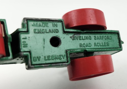 1962 Matchbox Moko Lesney No 1 AVELING BARFORD ROAD ROLLER Green Diecast England - Picture 5 of 5