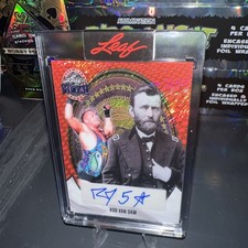 ROB VAN DAM Auto 2026 Leaf Metal PRESIDENTS DAY Autograph Wrestling Legend # 1/1