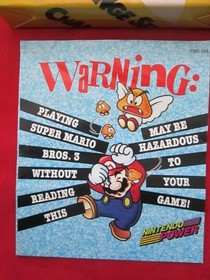 Super Mario Bros. 3 (Nintendo NES, 1990) CIB set sfida completo