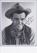 Vintage Jack Lemmon Autographed B&W Photo 8x10 Western