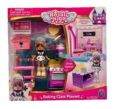Royale High Baking Class With CODE Playset Doll