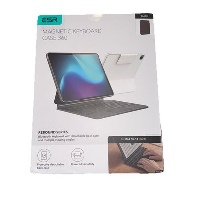 ESR Magnetic Keyboard Case 360 Rebound Series iPad Pro 13 2024 Black Bluetooth