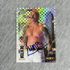 2020 Topps Chrome WWE #79 Dexter Lumis X-Fractor (RC) Signed IP Auto