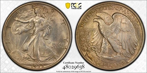 1933-S 50C Walking Liberty Half Dollar PCGS AU58 (CAC)