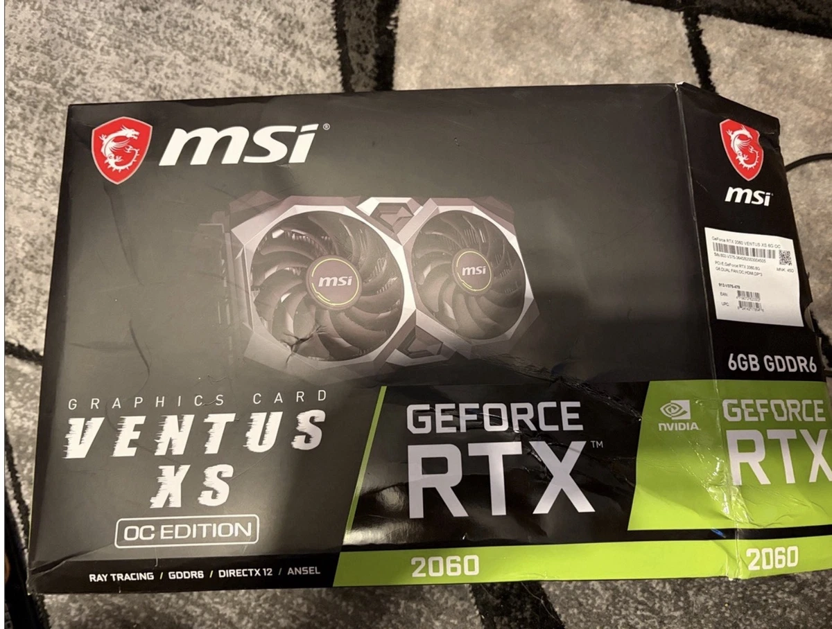 MSI NVIDIA GeForce RTX 2060 NVIDIA Computer Graphics Cards for