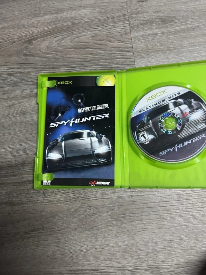 SpyHunter Spy Hunter (Original Xbox) Black Label Case & Disc TESTED - Image 3 of 3