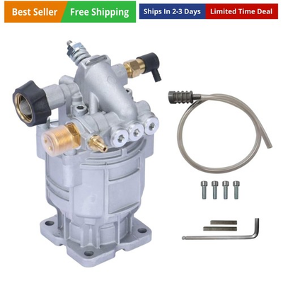 #ad OEM Technologies 3 4quot; Shaft Horizontal replacement Pressure Washer Pump rebui... $176.89