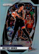 2024-25 BRITTNEY GRINER PANINI PRIZM WNBA #113 SILVER SP CARD PHOENIX MERCURY
