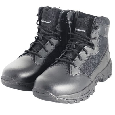 Smith & Wesson 203001 Men's Scout 6'' Hot Weather Side-Zip Polishable Duty Boots