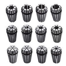 12 Packs ER16 1/32"-3/8" Spring Collet Set Fit For CNC Milling Lathe Tool