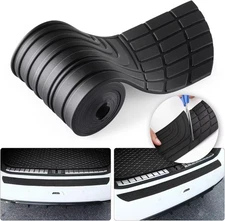 SINGARO Car Rear Bumper Protector, 41inch x3.4inch Car/SUV Universal Rubber Anti