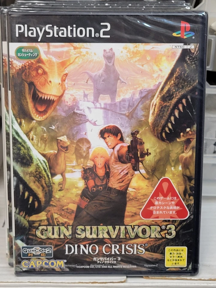 Gun Survivor 3 Dino Crisis (2002) New Factory Sealed Japan Playstation 2 Import - Image 3 of 4