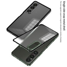 Magnetic Metal Bumper Frame Matte PC Back case For Sony Xperia 1 VII VI V 1 IV