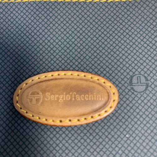 Sergio Tacchini Trifold Blue Brown Small Travel Pouch Set Organizer Wallet NWT - Picture 5 of 13