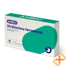 AMBIO Enzima Digestiva 12 Comprimidos Masticables Sistema Digestivo Suplemento Alimenticio