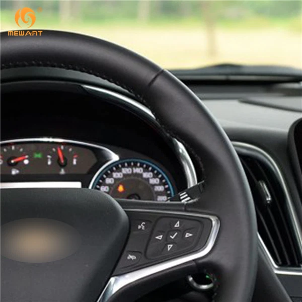 Cubierta de volante de cuero genuino para Chevrolet Malibu XL 2016 2017 #CH17 Foto 3 de 4