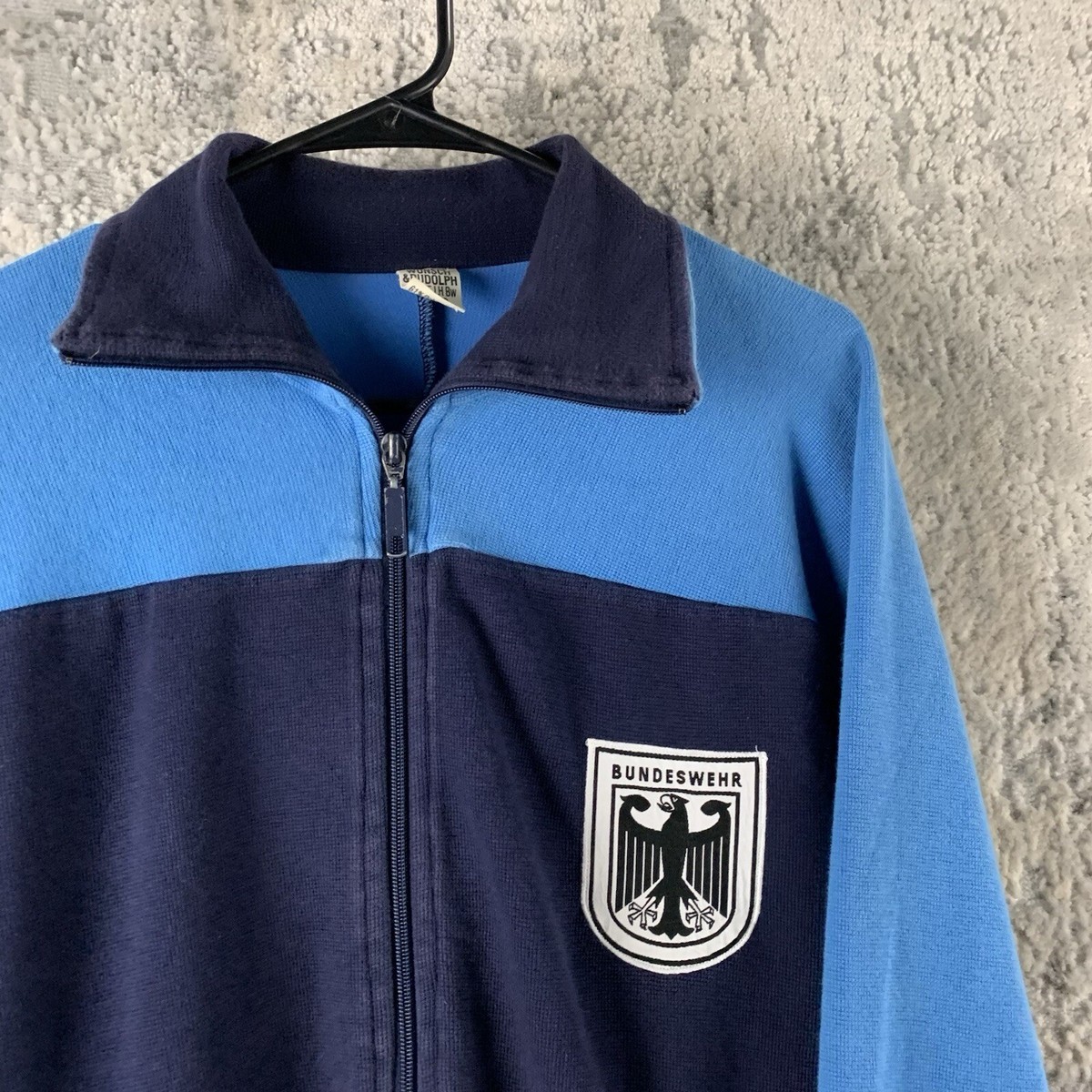 Vintage Bundeswehr German Army Track Jacket 48/42 Warm Up
