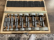 Carb-Tech High Carbon Steel 16-piece Forstner Bit Set Code No. YB16 w. Wood Case