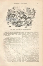 FALLING OVER COSTUME FANCY DRESS PARTY 1889 ART ILLUSTRATION PRINT 