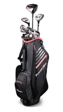 Powerbilt Pro Power Women's Complete Golf Club Set- Std, Tall, or Petite - LH/RH