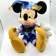 Tokyo Disneyland 15 Years MICKEY MOUSE Jester New With Tags 10" Plush Toy