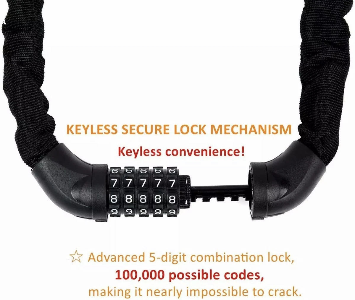 Ubullox bike chain lock sales