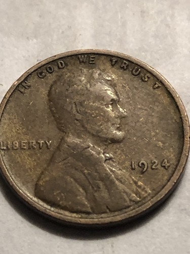 1924 LINCOLN WHEAT PENNY, CENT,(IMPROPER MIX) ERROR COIN Lot N30 - Picture 5 of 12
