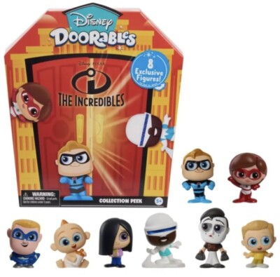 Disney Doorables The Incredibles Collection Peek Figures New In Box