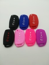 Silicone Fob Remote Key Case Cover For Hyundai Santa Fe Elantra Sonata Tucson Silicone Fob Remote Key Case Cover For Hyundai Santa Fe Elantra Sonata Tucson