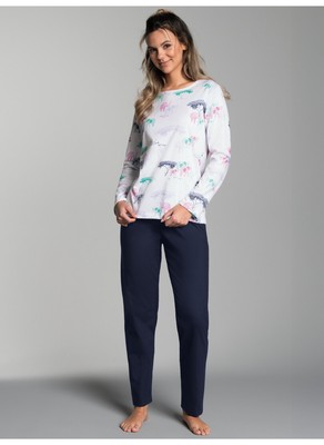 TRIGEMA Pyjama mit Safari-Print 537533125S NEU & OVP