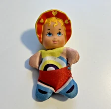 Vintage 1989 Lewis Galoob SO SMALL BABIES Mini Doll 2.5" Multicolor Collectible 