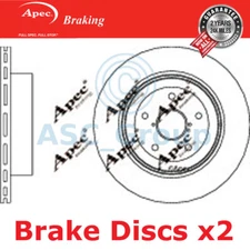 2x Apec Braking 316mm Vented EO Quality Replacement Brake Discs (Pair) DSK2895