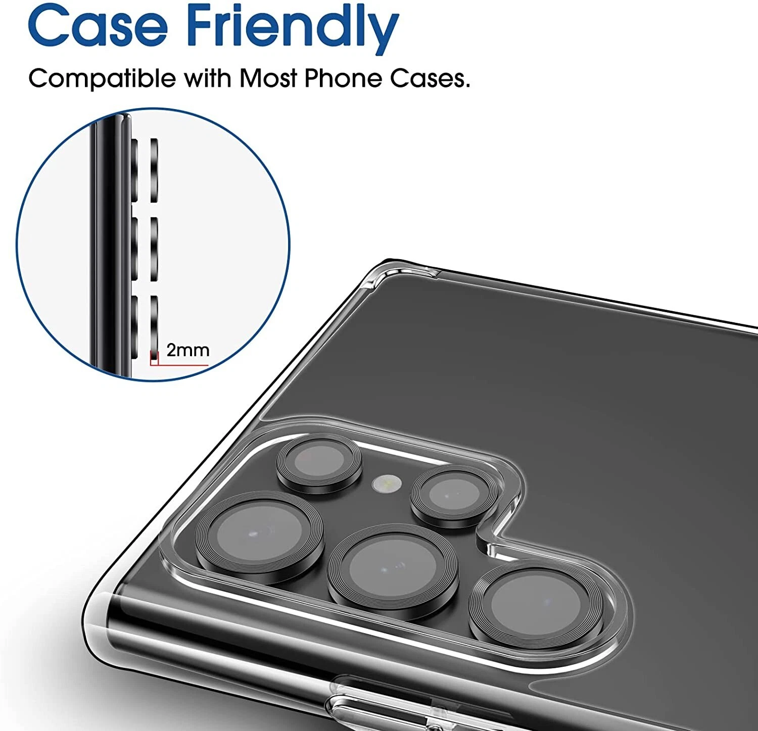 amFilm Camera Lens Protector for Galaxy S22 Ultra - Thumbnail 3