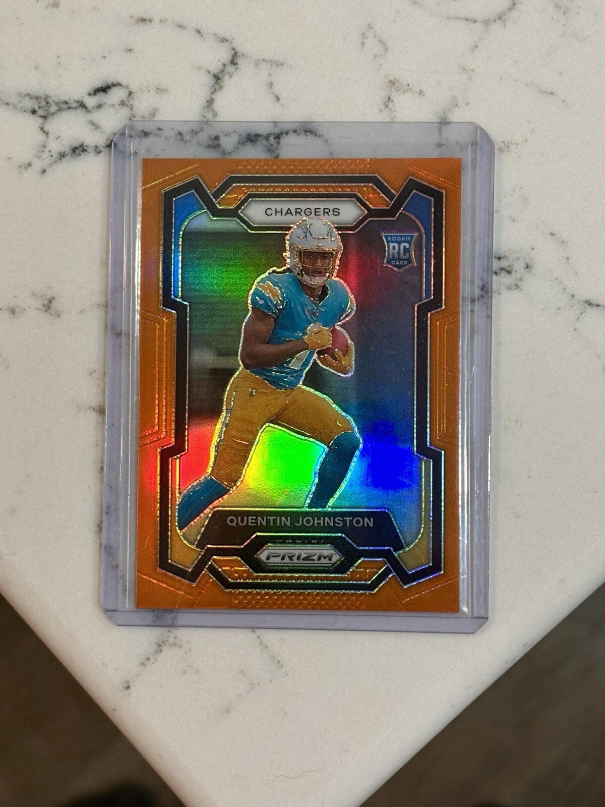 2023 Prizm - Rookie Orange Prizm #353 Quentin Johnston /249 (RC) Chargers📈📈
