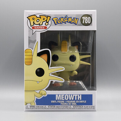 Funko Pop! Pokemon Meowth #780, Original Unopened Box 889698552295